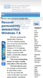 Mobile Screenshot of deleted-files-recovery.com